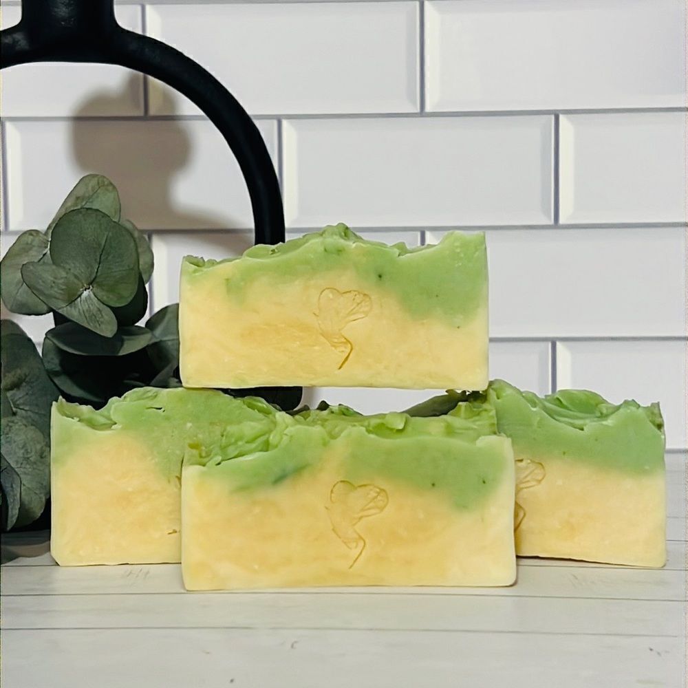 4 Bars Of Avocado Handmade Soap